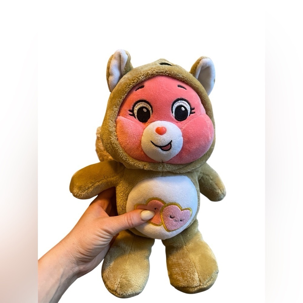 Care Bear Unlock The Magic Love a Lot Plush 13” Squirrel Onesie Costume 2021